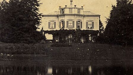 Villa Pavia omstreeks 1882.